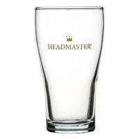 Crown Commercial Crowntuff Conical Headmaster Beer Glass 425mL Nucleated
