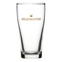 Crown Commercial Crowntuff Conical Headmaster Beer Glass 285mL Nucleated