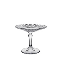 Pasabahce Mini Patisserie Glass Serving Plate on Stand 12.6cm