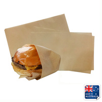 Kraft Brown Greaseproof Paper 200x300mm Pkt of 200
