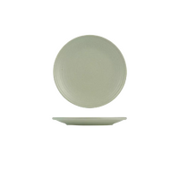 Zuma Pearl Pistachio Round Ribbed Plate 210mm Carton of 24