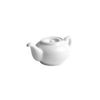 AFC Bistro White Chinese Teapot & Lid 370mL Ctn of 24