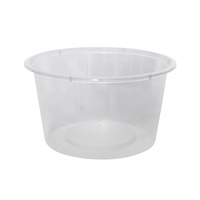 Clear Plastic Container  Round C16 450mL Ctn of 500