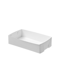 Paper Takeaway Food Tray 145x107x44mm Pack of 200