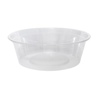 Clear Plastic Container  Round C08 225mL Ctn of 1000