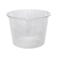 Clear Plastic Container  Round C30 790mL Pkt of 50