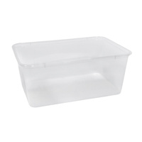 Clear  Plastic Container Rectangular CR1000 1000mL Ctn of 500