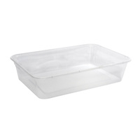 Clear  Plastic Container Rectangular CR0500 500mL Ctn 500