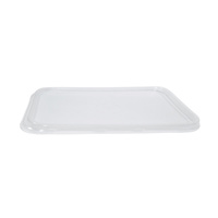 Clear Plastic Container Lid Rectangular 110x170mm Ctn of 500