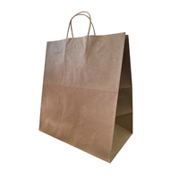  Kraft Paper Carry Bag Large 355x370x220mm  Pkt of 10