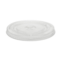 Clear Plastic Cold Drink Flat Lid 12oz - 14oz Cup Pkt of 50