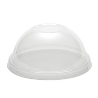 Clear Plastic Dome Lid for 16oz - 24oz Cups Ctn of 1000