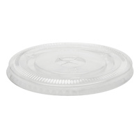 Clear Plastic Cold Drink Flat Lid 16oz - 24oz Cup Pkt of 50