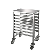 Gastronorm Racking Trolley Fits 7x 1/1 GN Trays