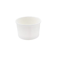 White Disposable Gelato Cup 4oz Ctn of 1000