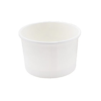 White Disposable Gelato Cup 8oz Pkt of 50